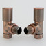 EV-HP15AC - BiWorld Evolve Heavy Pattern Modern Manual Angled Radiator Valve - Antique Copper EV-HP15AC - BiWorld Evolve Heavy Pattern Modern Manual Angled Radiator Valve - Antique Copper